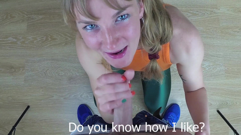 Sasha Bikeyeva: ทั้งคู่เจอกันอีกแล้ว! น้องสาวต่างมารดาชอบดูดควยแล้วกลืนน้ำแตก POV