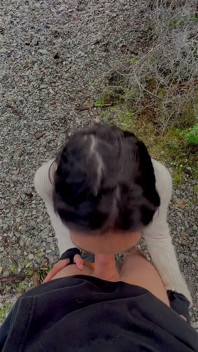 Outdoor Blowjob Facial