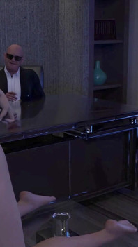 A Volatile Marriage #1 While Working at a Cafe, an Old Man Touched Felicia 's Ass