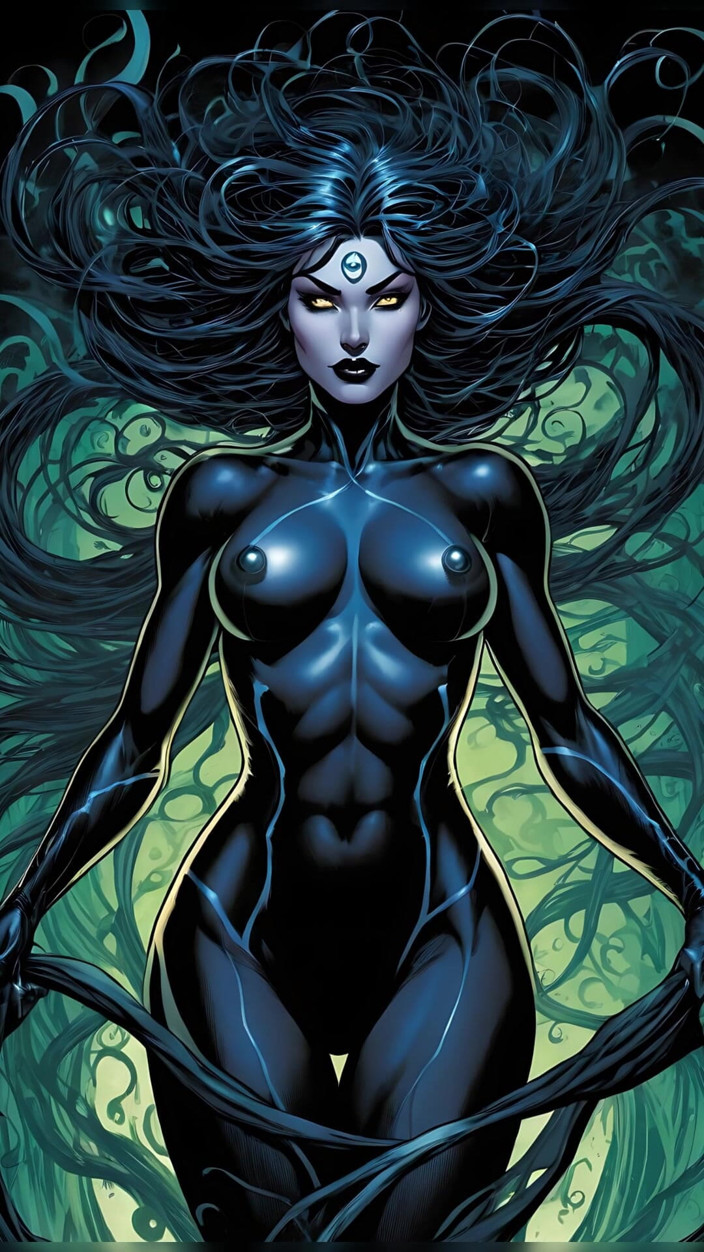 LustRender: Nude Tempest Veil Dark Wind