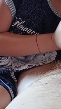 Morning Hand Job of Stepson's Penis, Sucking off Stepmom