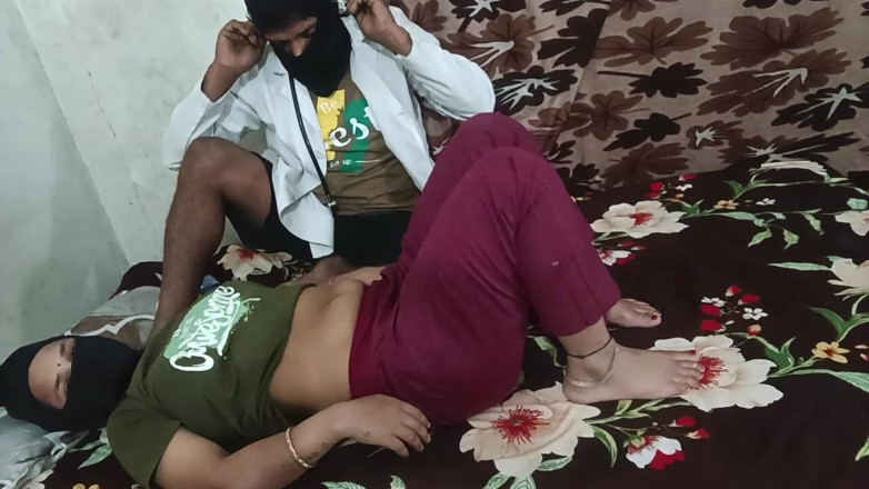 AlarmedFriction635: Doctor Treatment the Patient at Her Home