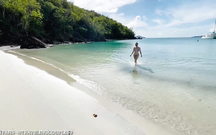 Dream Justin: Esposa es follada por un extraño en la playa mientras...