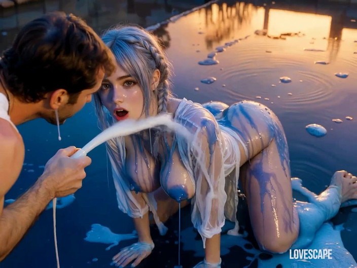 Lovescape: Duș cu bombă cu lapte o activează