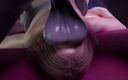 Velvixian3Futanari: Lunar Princess Ranni and Melina Blue Deep, deepthroat POV, futa...