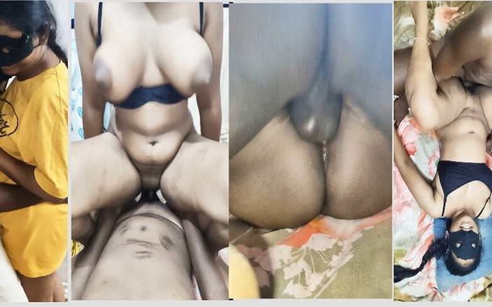 Mandadum: Телугу харіка тітонька відтрахана чорним чуваком з великим членом