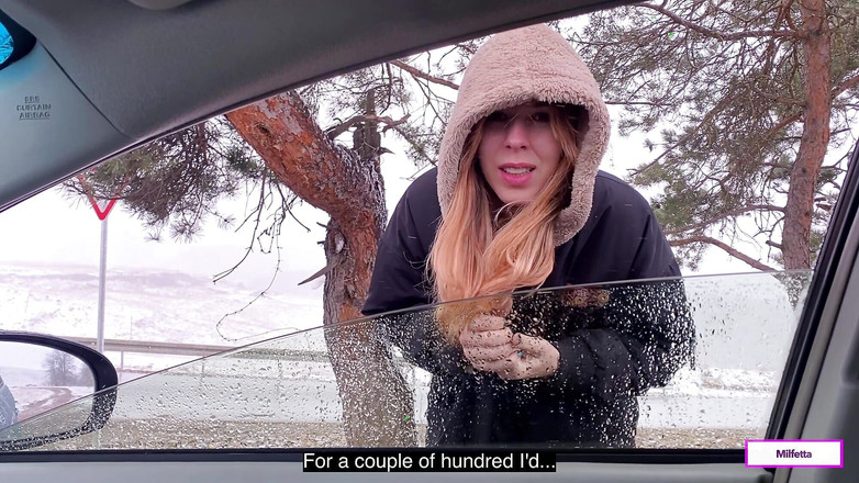 Milfetta: Une auto-stoppeuse du village paye sa fête en nature.
