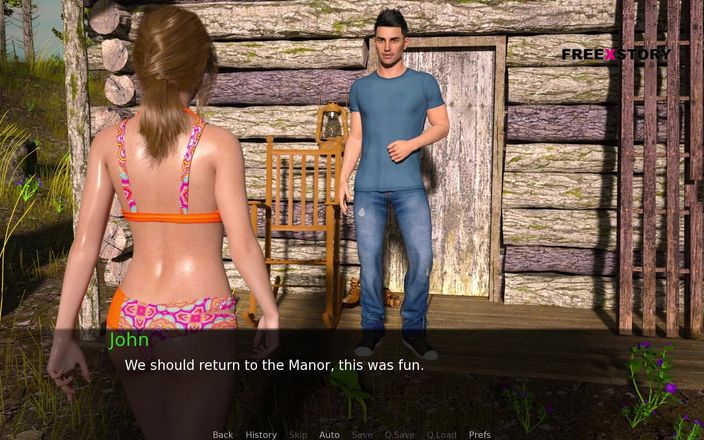 3D Cartoon Porn: Dusklight Manor - Scene 15-1 - Dress Changing Scene John Seeing While Marry...