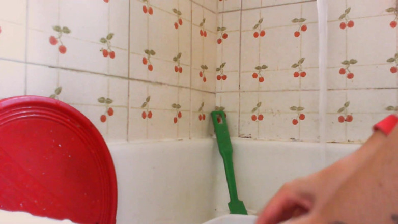 Nicoletta Embassi: Apron fetish dishwashing