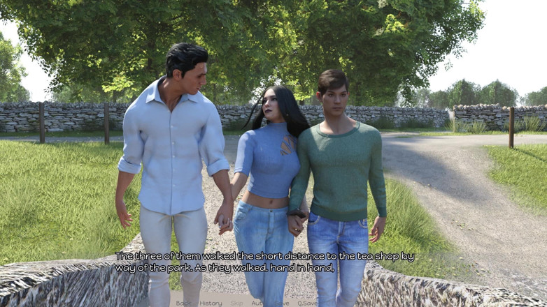 Dirty GamesXxX: The Three Panels: Cuckold Fucks His Wife with His Friend...