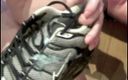 Sneaker gay: Twink suck and sniff sneakers of straight arab