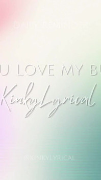 Peringatan Harian Awak Bahawa Awak Sukakan Punggung Saya