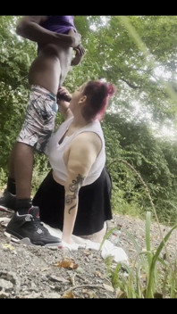Outside Blowjob
