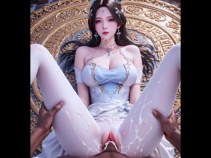 X Hentai: Animazione lussuriosa: l'esperienza della dea - Animazione 3D Hentai