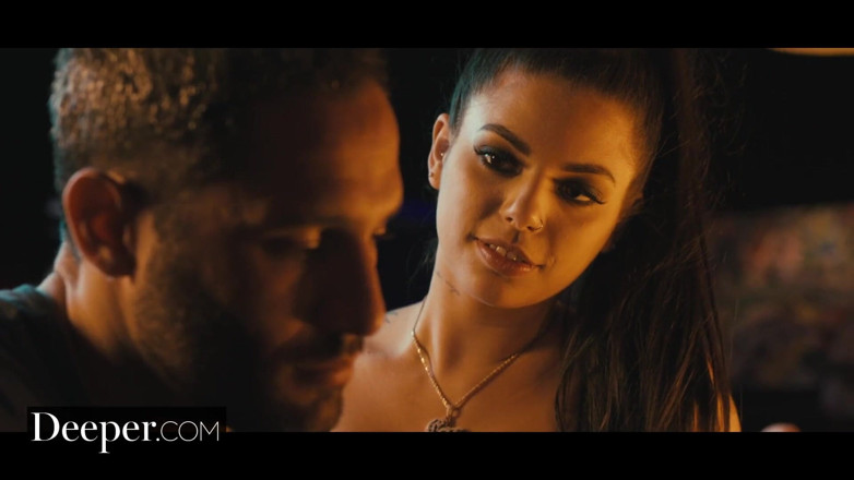 Deeper: Deeper - Gina Gives a Sloppy BJ Before Dirty Sex Behind