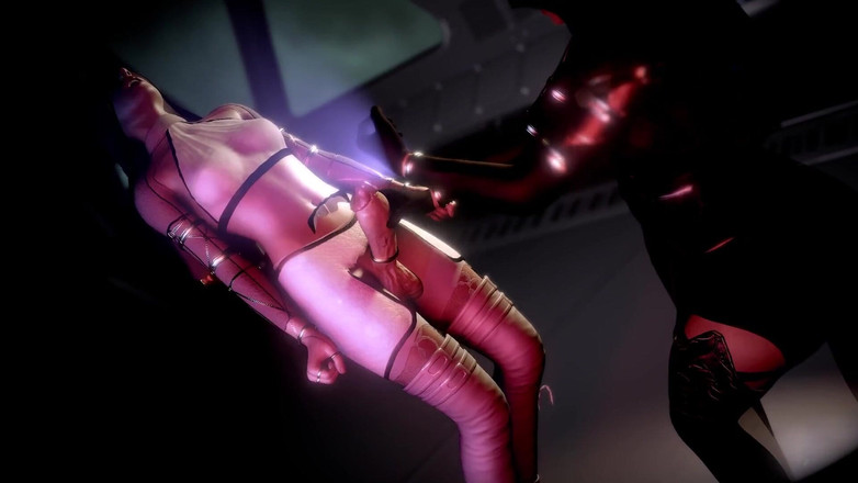 Wraith Futa: Masturbación espacial con la mano con telekinesis