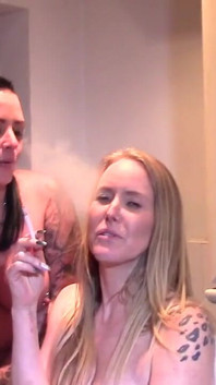 Smoking Naked Lesbians