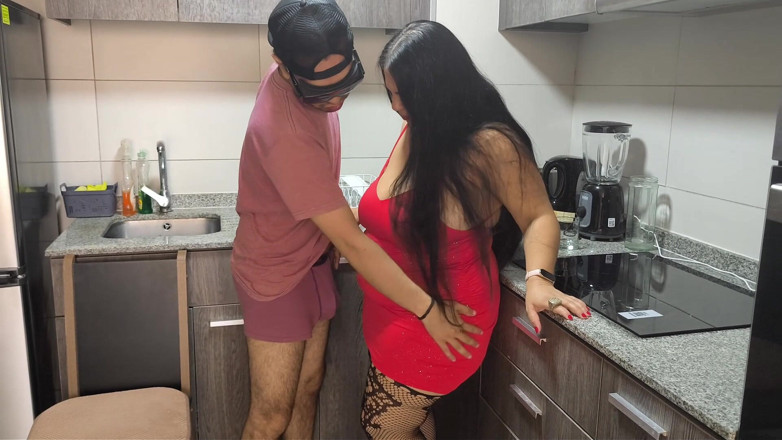 Riderqueen: BBW MILF Stepmom Fuck Kitchen - Video for Fans