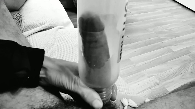 Elvissc: Vintage Fat Cock Fucking Bottle with Final Creampie