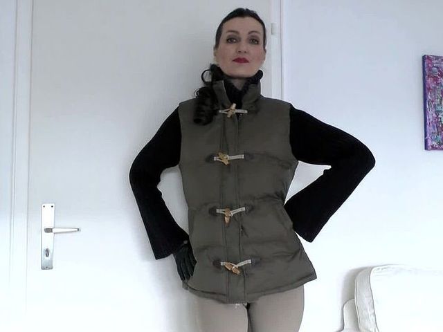 My Green Down Vest (Lady Victoria Valente)