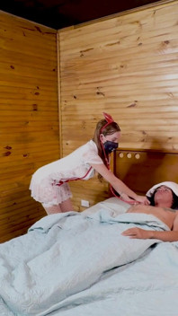 The Diagnosis Is Lust - the Nurse Diann Ornelas Ends Fucking Her Patient