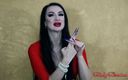 Kinky Domina Christine queen of nails: Glossy Red Lipstick Rocket