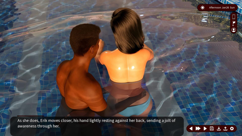 Dirty GamesXxX: Whispers of Desire: zwemlessen voor de hete vrouw - aflevering 31