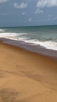 A Busty Blonde Is Walking and Sunbathing Naked