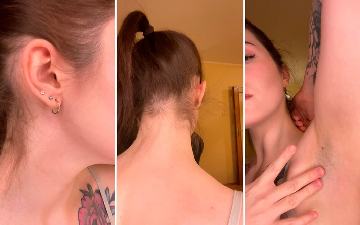 Stacy Moon: 耳、首、脇の下