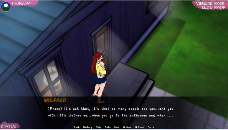 XXX Games Bunk: Lust Town - Gameplay - Roleplay - Camshow 2- Exposed Herself Completely