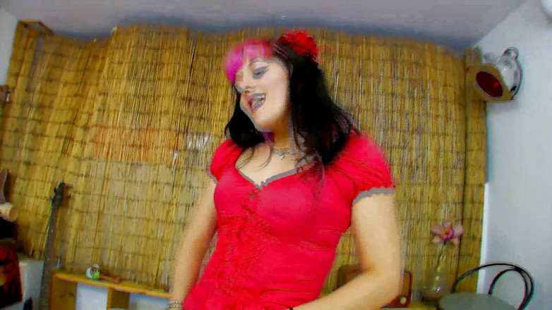 Anal Invasion: 빨간 스타킹과 착색 머리의 섹시한 소녀가 엉덩이 따먹히다