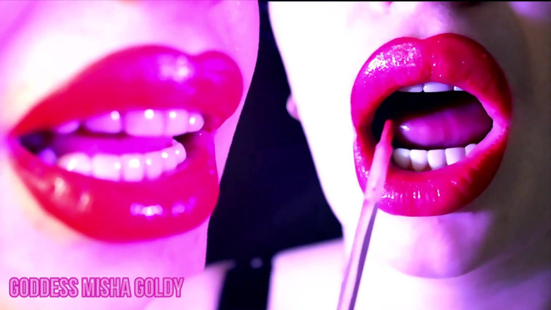 Goddess Misha Goldy: You will never be strong enough to say no to...