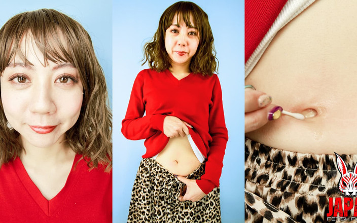 Japan Fetish Fusion: Rumi ve kirli göbek deliği: burnunu gömmeye cesaret