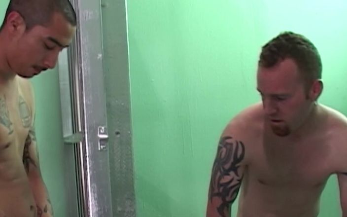 SEXUAL SIN GAY: Tattooed Men Scene-2_two Tattooed Friends Fuck Each Other in Prison