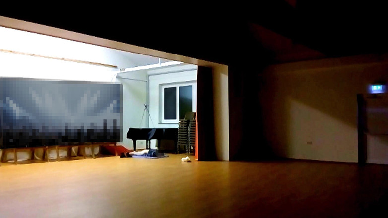 Mark Hannes: Snelle risicovolle bultmasturbatie in de muziekzaal