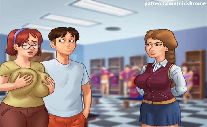 Cartoon Universal: Summertime saga part 118 - nude teens in college ( Spanish sub )