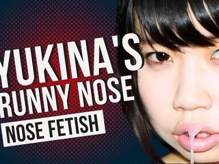 Japan Fetish Fusion: Yukina&#039;s up-close Dripping Sneezes