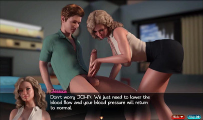 Dirty GamesXxX: Treasure of Nadia: zdzirowata doktor i facet z ogromnym kutasem...