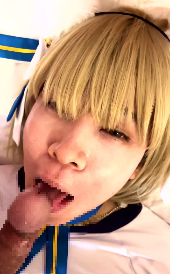 Tsuki-miko: Re : 제로 페리스 계집애 고양이의 식사, 입에 사정