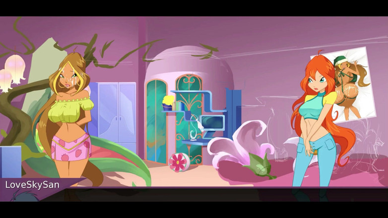 LoveSkySan69: Fairy Fixer V0.1.3a Část 37 Musa a Flora Cum Zábava od Loveskysanx