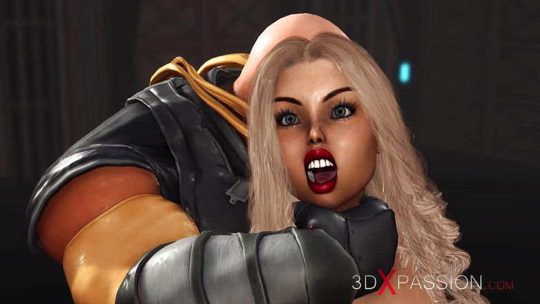 3dxpassion: Tajemství areálu 51. Sci-fi android si hraje se sexy dívkou v...