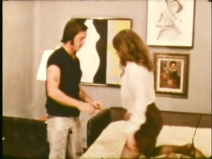 Vintage Usa: Vintage busty beauty rides a big cock