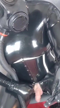 Black Latex and New Gas Mask