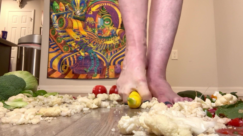 Peppermint Giantess: Taille 16, béguin pour les pieds avec des légumes