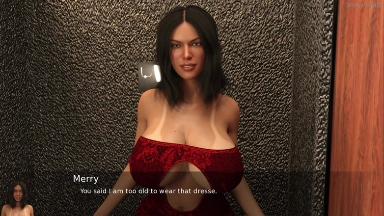 Porny Games: Proiectul soție sexy - devin sexy cumpărând haine noi (66)