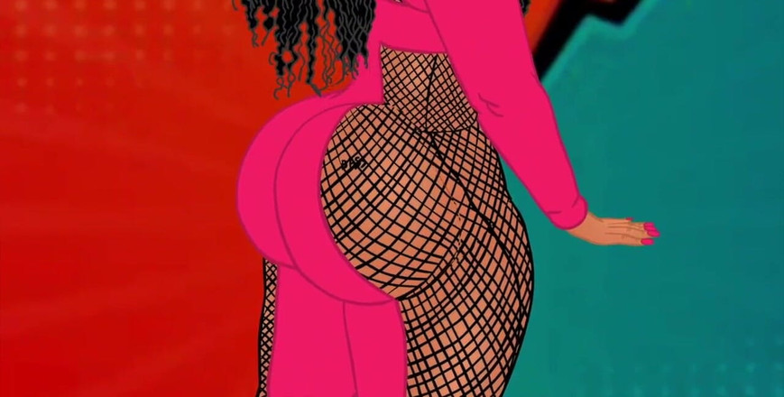 Back Alley Toonz: Cherokee D kont geweldig dik, grote kont milf model schiet...