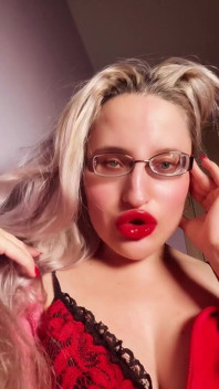 Perfect Lips Red Lip Gloss Lipstick Fetish Findom Goaldigger Lips Addiction