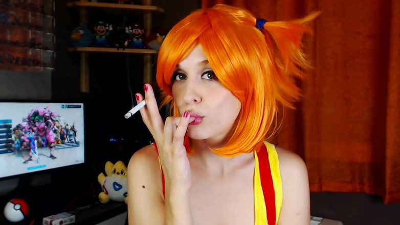 Candystart Videos: Misty Pokemon sexy fumando