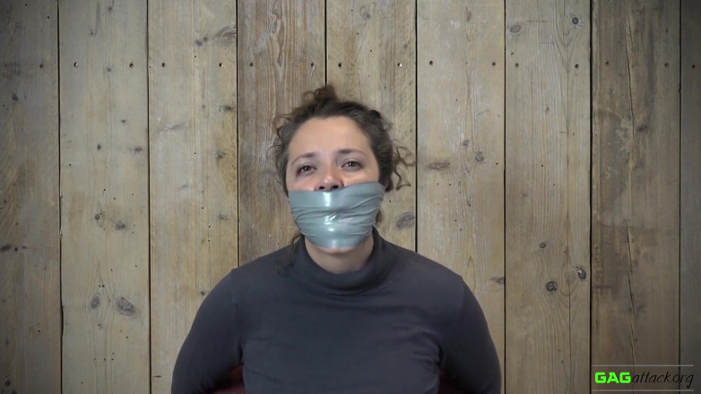 Gag Attack: Julia - Multiple PVC Tape Gags
