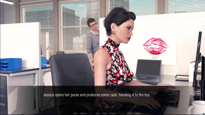 Kitty Gamer: Jessica O'Neil 2 Jessica zag Heather en Christian neuken en werd...